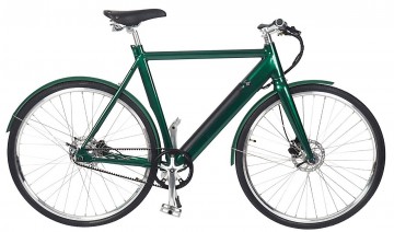 Qivelo Retro - groen - elektrische herenfiets