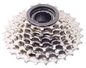 Freewheel 7 speed Sunrace MFM30 13-28 tands - chroom (94-3-g)