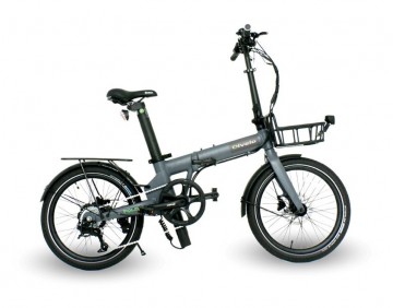 Qivelo Foldflex - mat grijs - elektrische vouwfiets