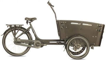 Qivelo Curve 3 540Wh 36V - elektrische bakfiets - zwart/zwart