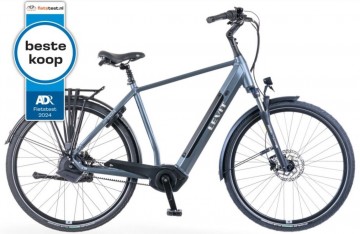 Levit Calvia 3 Automatic mat blauw - elektrische herenfiets