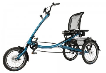 Pfautec Scootertrike FM - blauw - elektrische driewieler